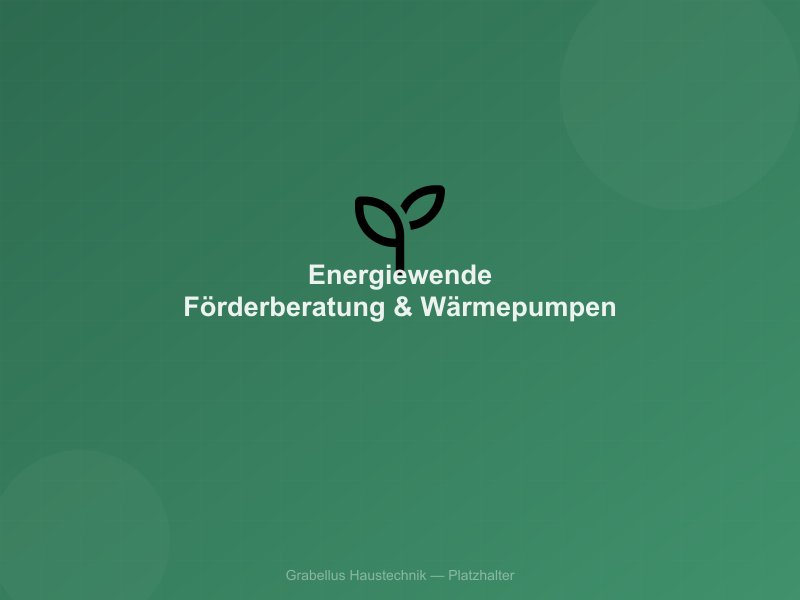 Wärmepumpe Installation durch Grabellus GmbH