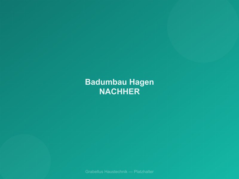 Komplettbad-Sanierung in Hagen-Mitte — Nachher