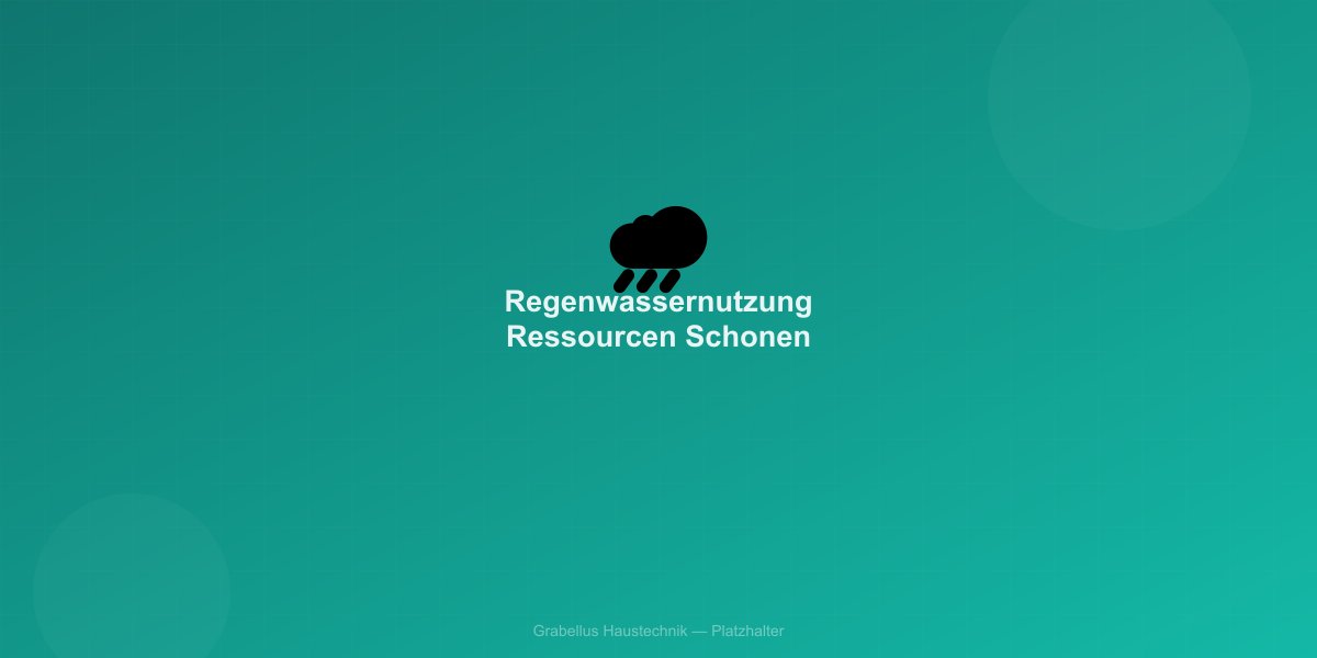 Regenwasserzisterne wird im Garten eingebaut
